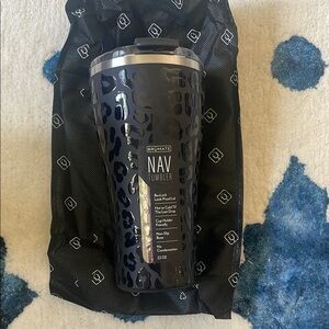 Brumate Nav Tumbler, 22 oz., onyx leopard, NWT